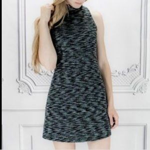 Silence+Noise Mock Neck Swing Dress